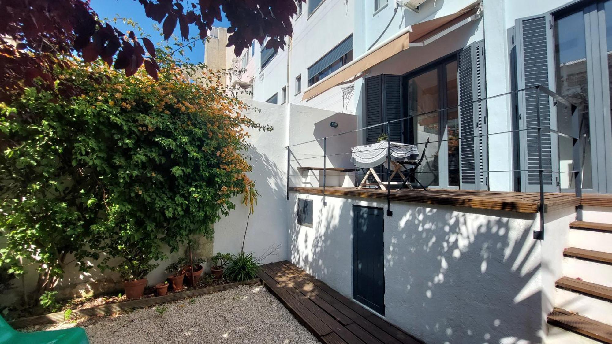 Apartment With Private Garden - Central Location Lisboa Chambre photo